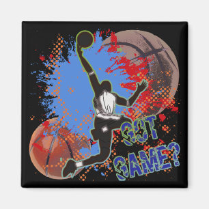 GOT GAME - BASKETBALL MAGNET