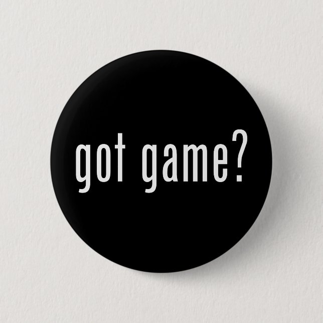 got game? button (Front)