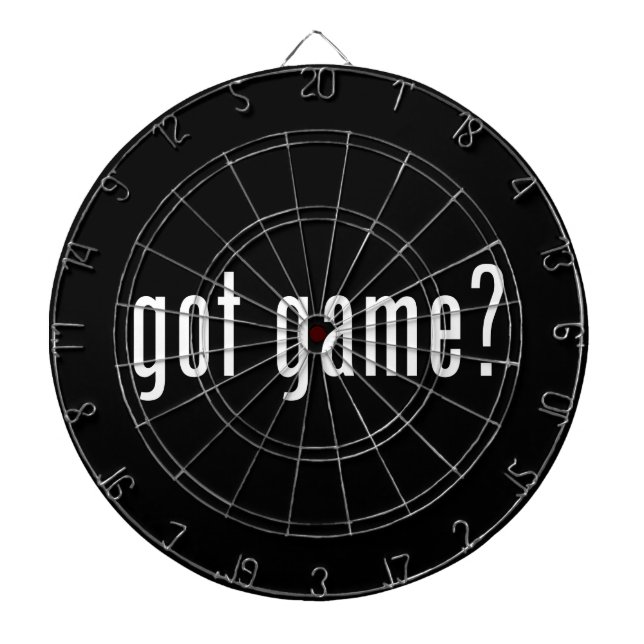 got game? dartboard (Front)