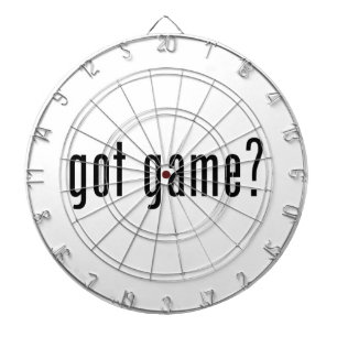 got game? dartboard with darts