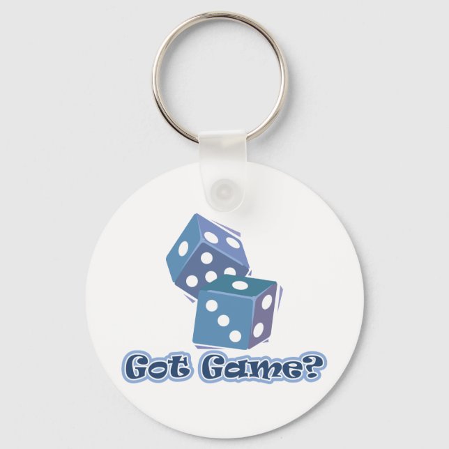 Got Game? dice Keychain (Front)