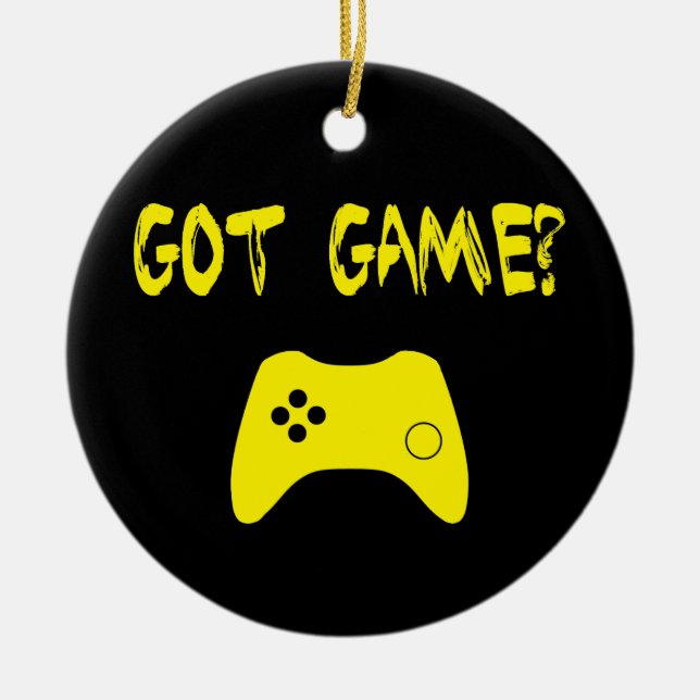 Got Game?  Funny Gamer Ornament (Front)