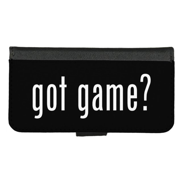 got game? iPhone wallet case (Front (Horizontal))