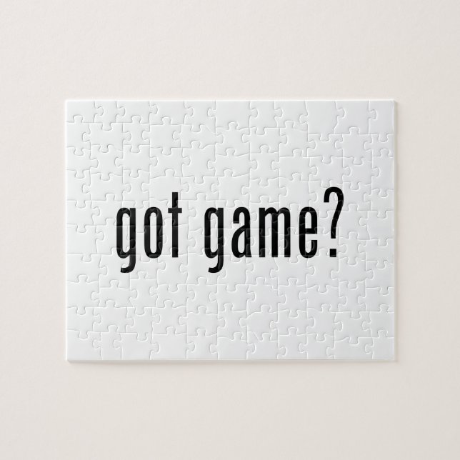 got game? jigsaw puzzle (Horizontal)