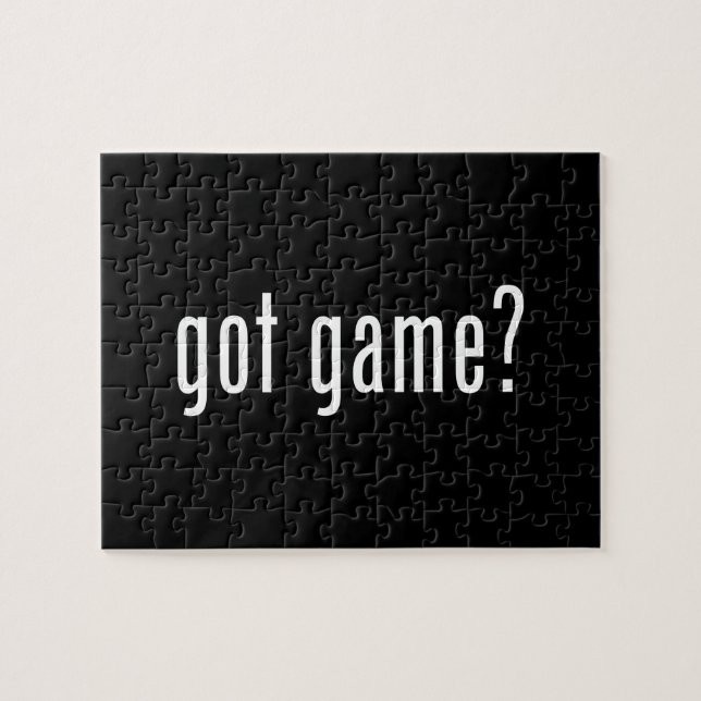 got game? jigsaw puzzle (Horizontal)