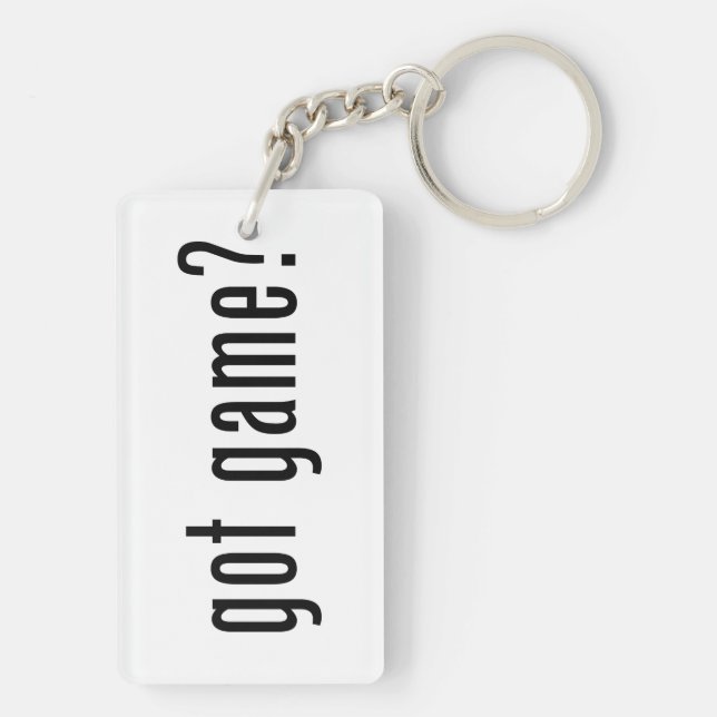 got game? keychain (Back)