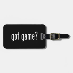 got game? luggage tag