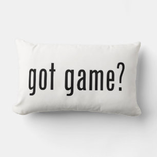 got game? lumbar pillow