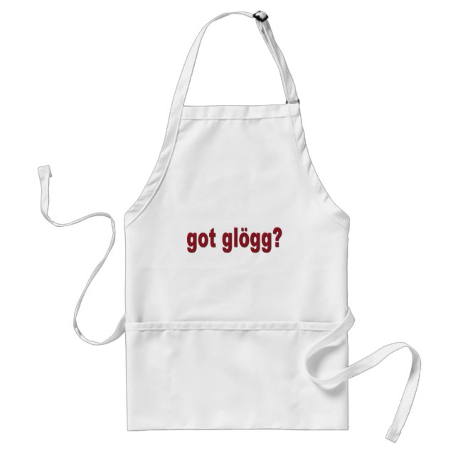 got glogg? Funny Scandinavian Adult Apron (Front)