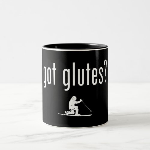 Got Glutes Telemark Skiing Two_Tone Coffee Mug