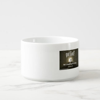 got God? He's looking for you Customizable Bowl