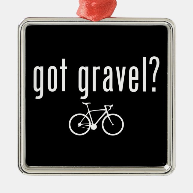 Got Gravel Cycling Metal Ornament (Front)
