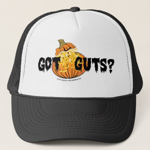 Got Guts This Halloween Funny Slogan Design Trucker Hat