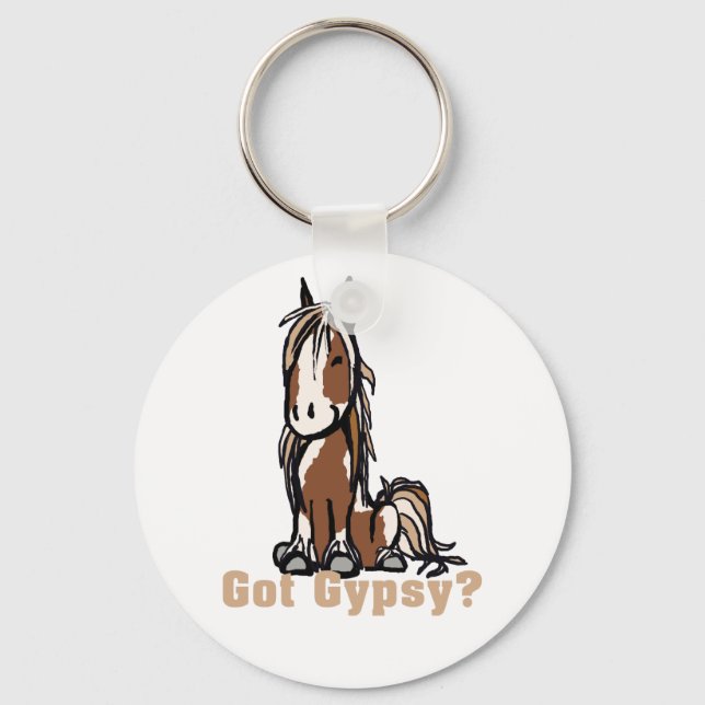 Got Gypsy Vanner? Keychain (Front)