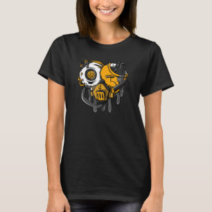 Got Heart Dripping OG Yellow Toe 1s Matching T-Shirt