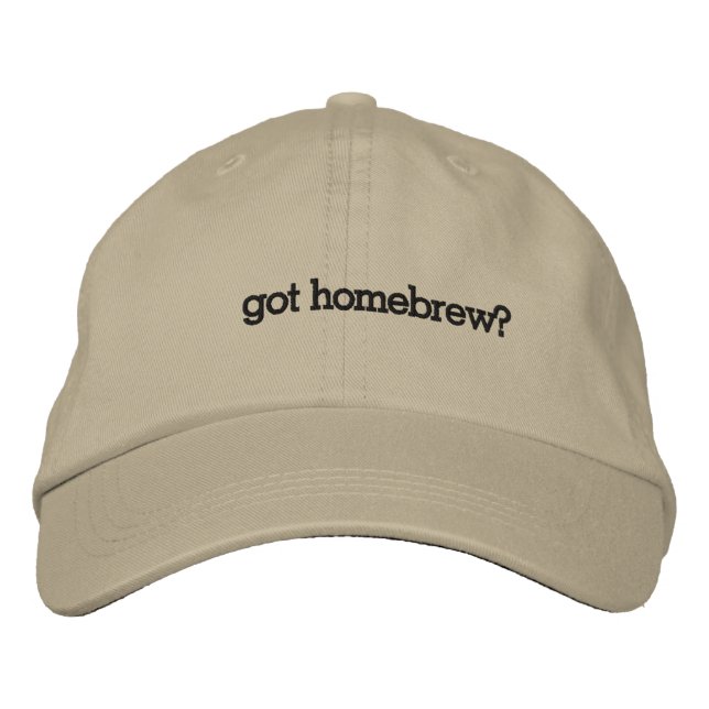 Got Homebrew? Embroidered Baseball Cap (Front)