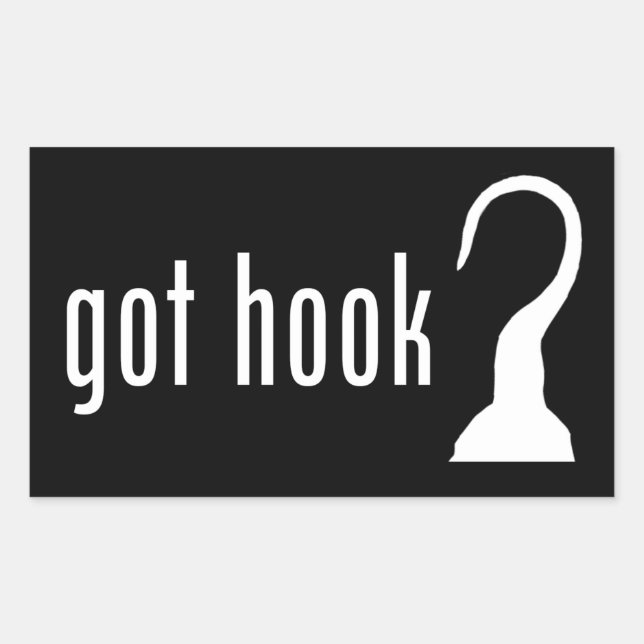 got hook? Stickers (Front)