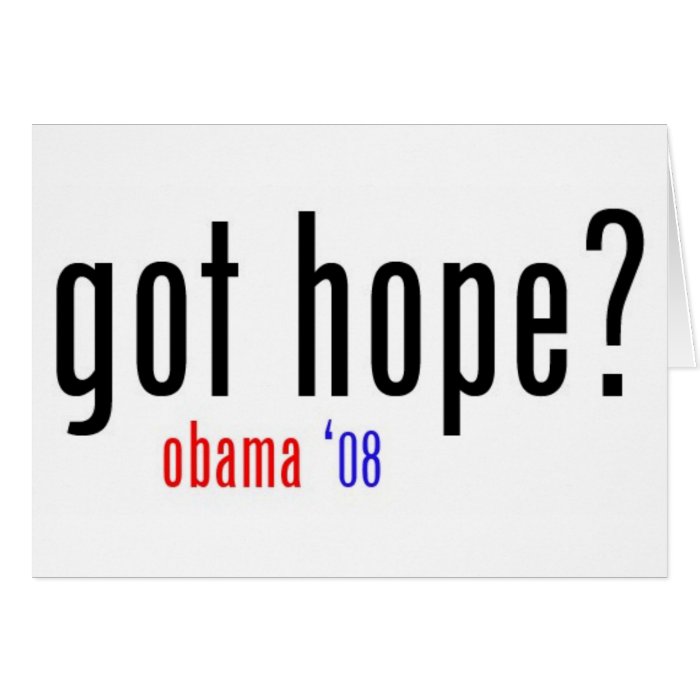 got hope? greeting cards