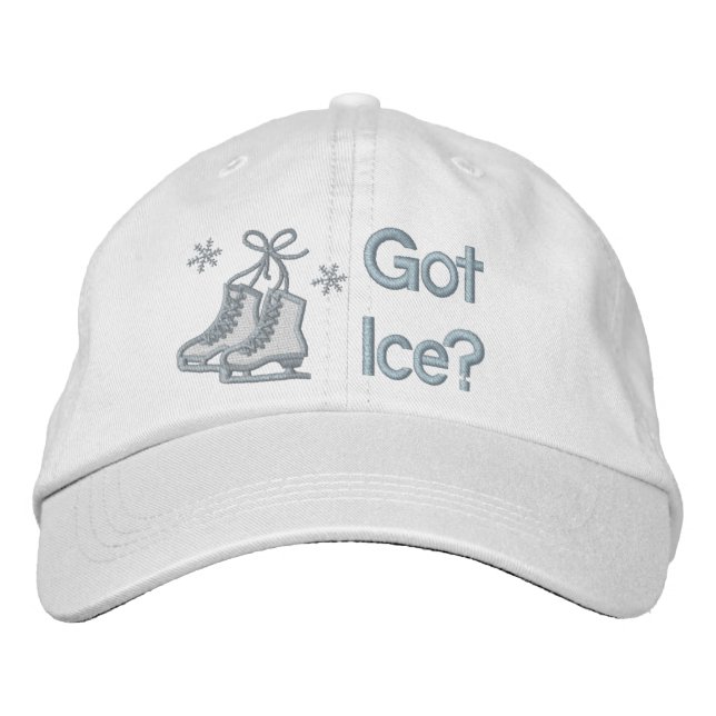 Got Ice? Embroidered Baseball Cap (Front)