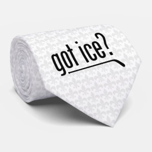 got ice? (hockey) neck tie