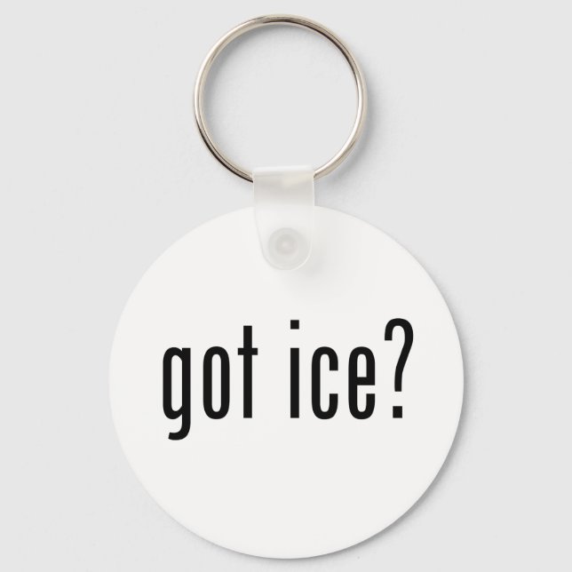 got ice? keychain (Front)