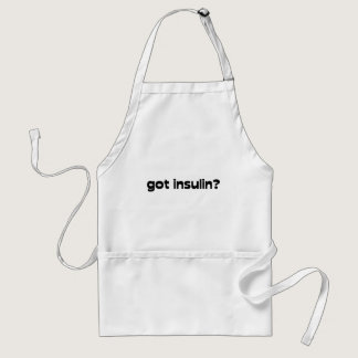 got insulin adult apron