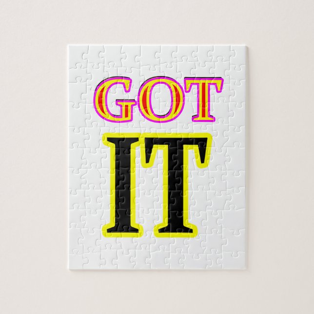 Got IT3 Art jgibney The MUSEUM Zazzle Gifts Jigsaw Puzzle (Vertical)