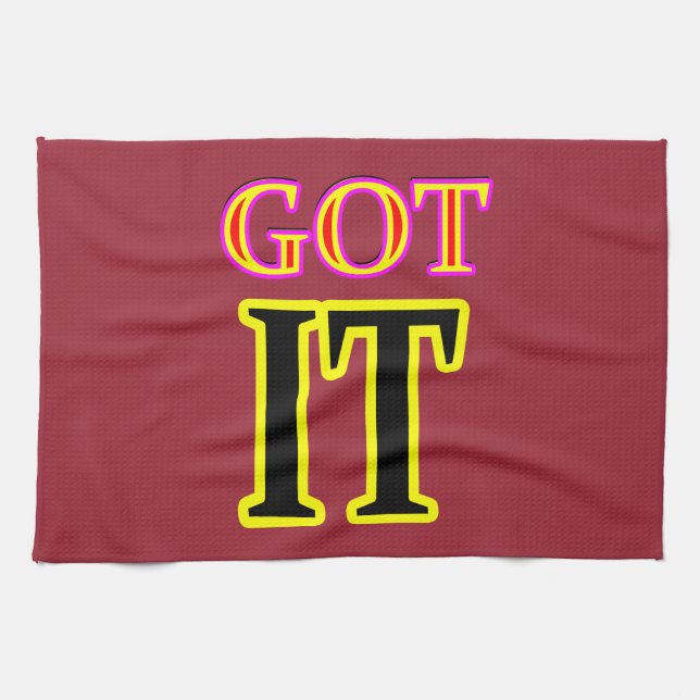 Got IT3 Art jgibney The MUSEUM Zazzle Gifts Towel (Horizontal)