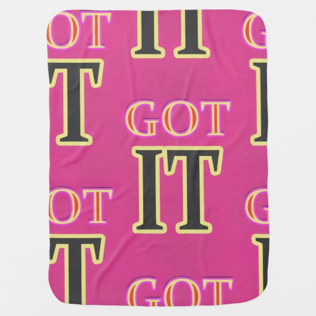 GOT IT jGibney The Museum Zazzle Baby Blanket (Front)