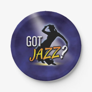 'Got Jazz?' Paper Plates