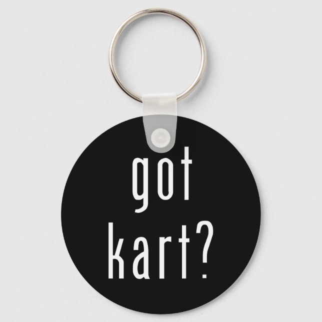 got kart? Keychain (Front)