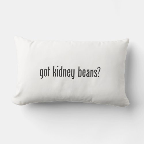 got kidney beans lumbar pillow