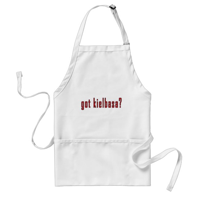 got kielbasa? adult apron (Front)