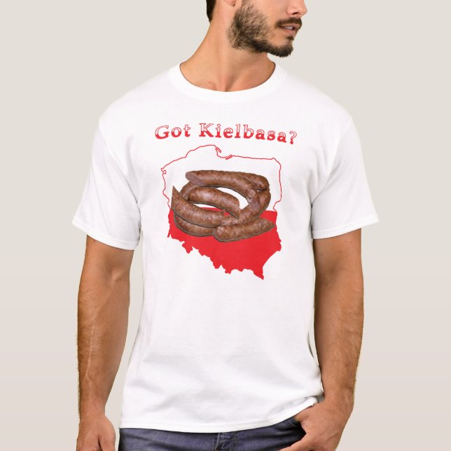 Got Kielbasa Polish Map T-Shirt (Front)