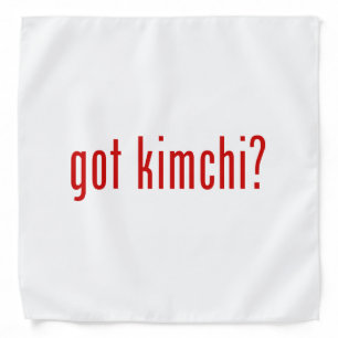 got kimchi? bandana