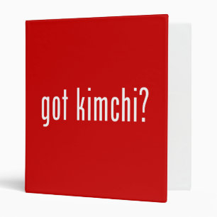 got kimchi? binder