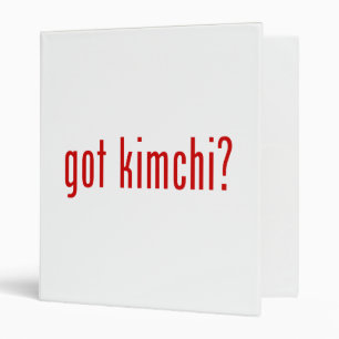 got kimchi? binder