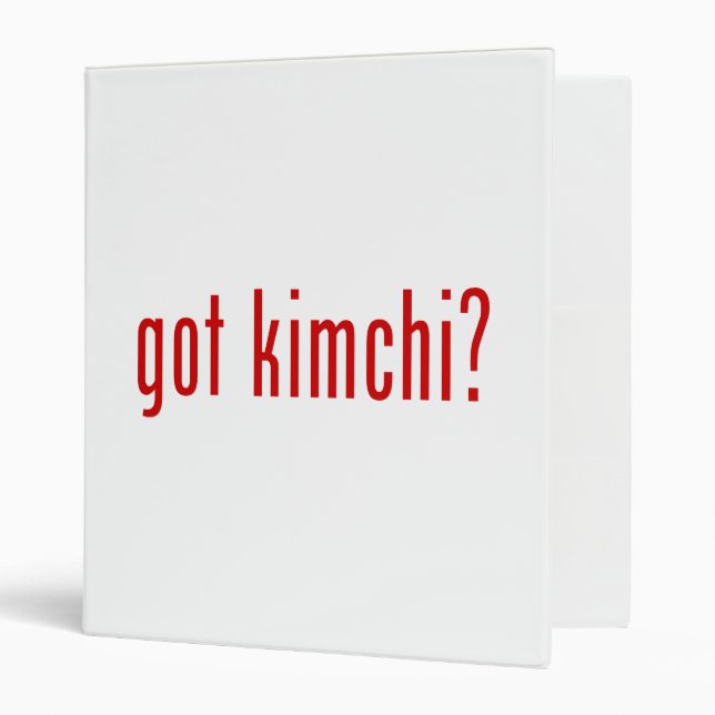 got kimchi? binder (Front/Inside)