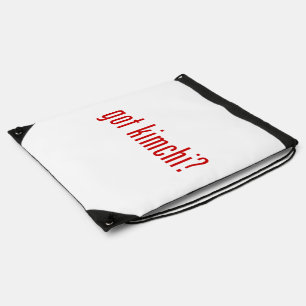 got kimchi? drawstring bag