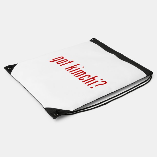 got kimchi? drawstring bag (Side)