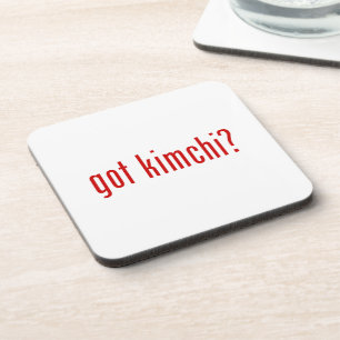 got kimchi? drink coaster