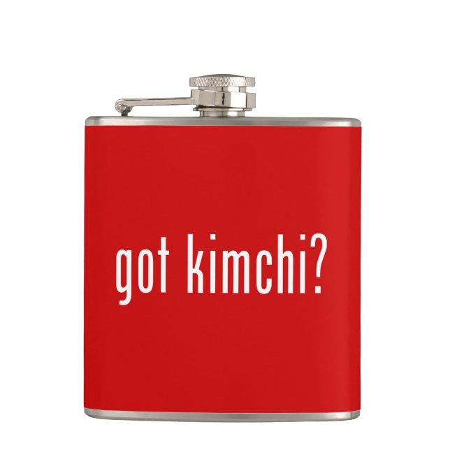 got kimchi? flask (Front)