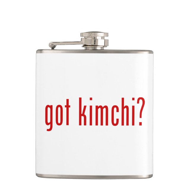 got kimchi? flask (Front)