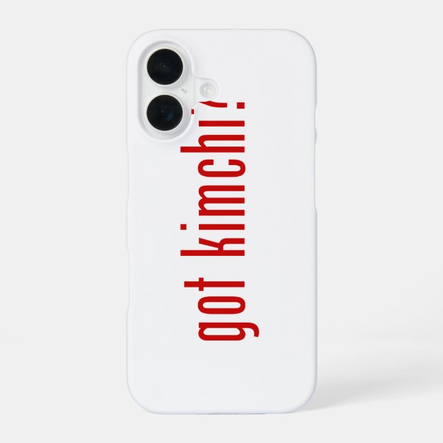 got kimchi? iphone case (Back)