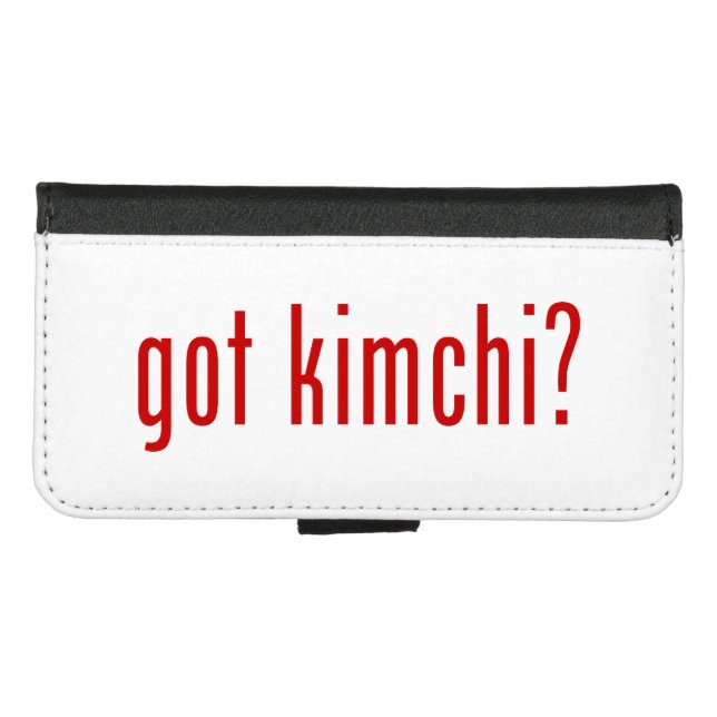got kimchi? iPhone wallet case (Front (Horizontal))