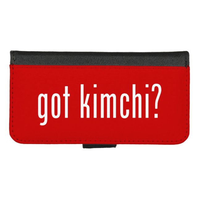 got kimchi? iPhone wallet case (Front (Horizontal))