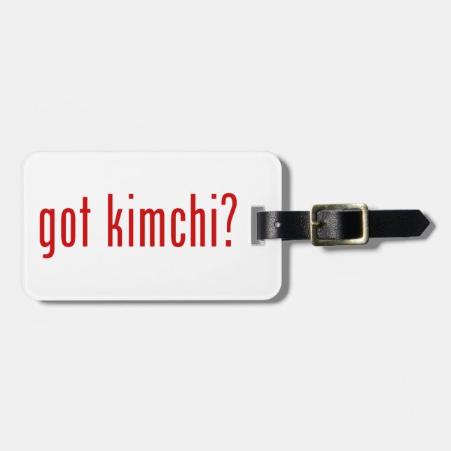 got kimchi? luggage tag (Front Horizontal)