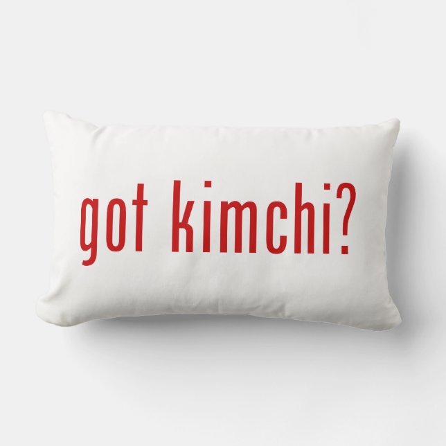 got kimchi? lumbar pillow (Front)
