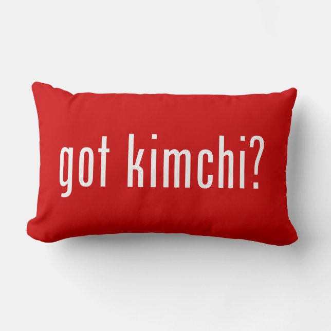got kimchi? lumbar pillow (Front)