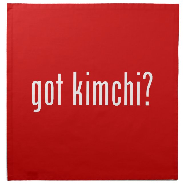 got kimchi? napkin (Front)